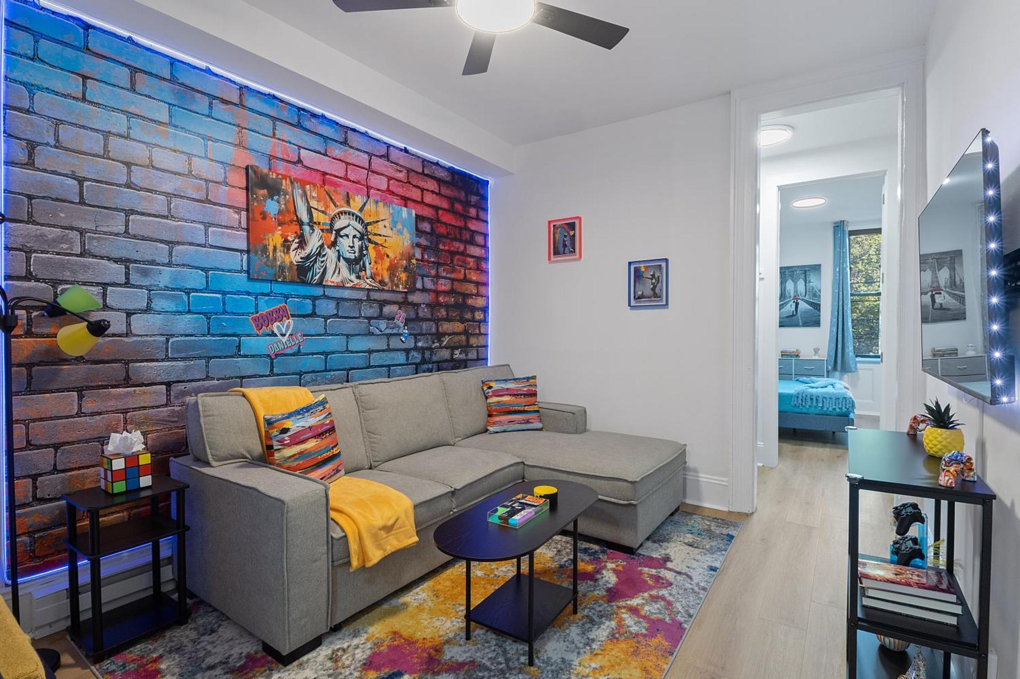 Funky & Colorful Urban Getaway, 20 Minutes To Nyc Lejlighed Hoboken Eksteriør billede