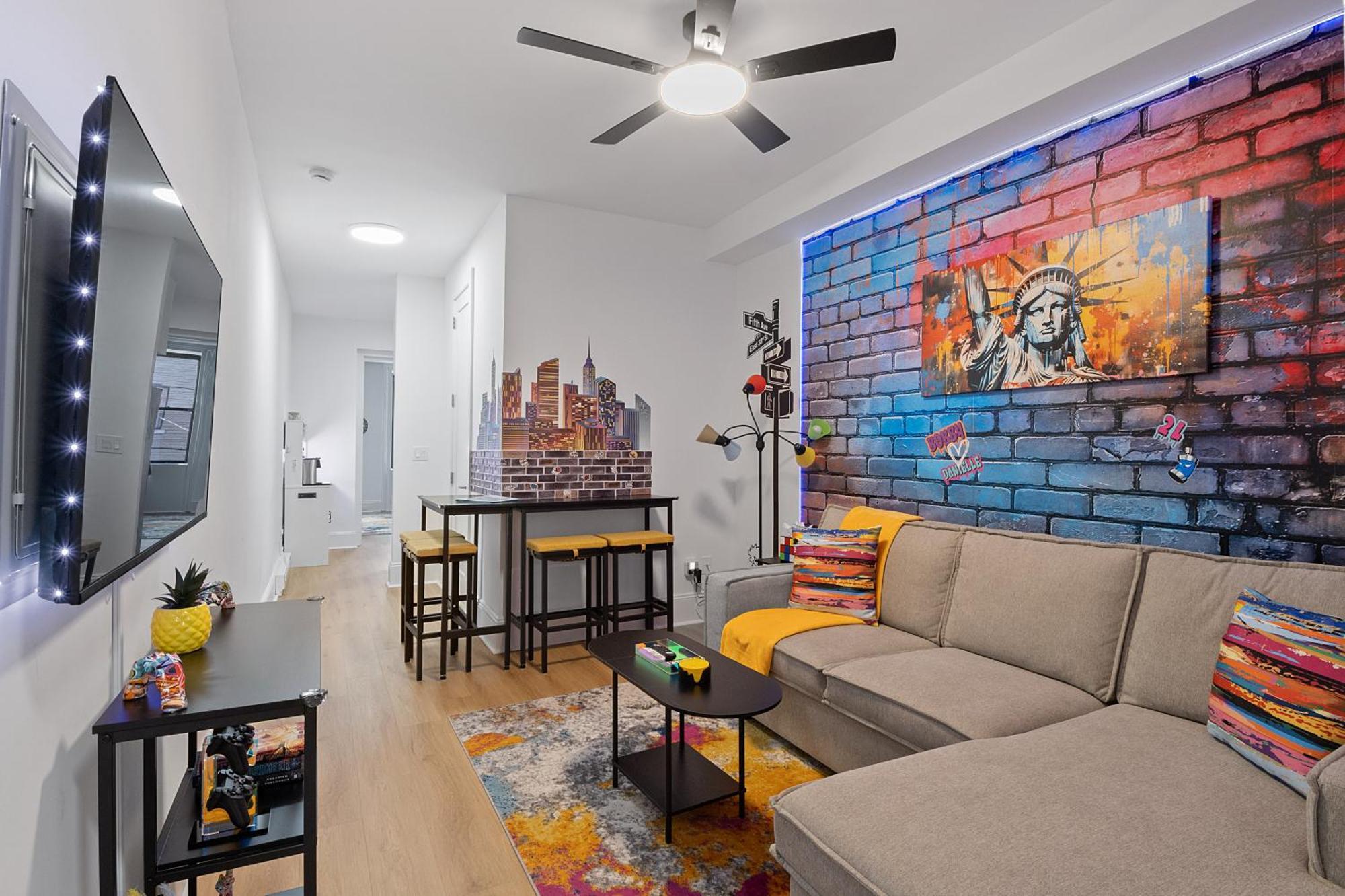 Funky & Colorful Urban Getaway, 20 Minutes To Nyc Lejlighed Hoboken Eksteriør billede